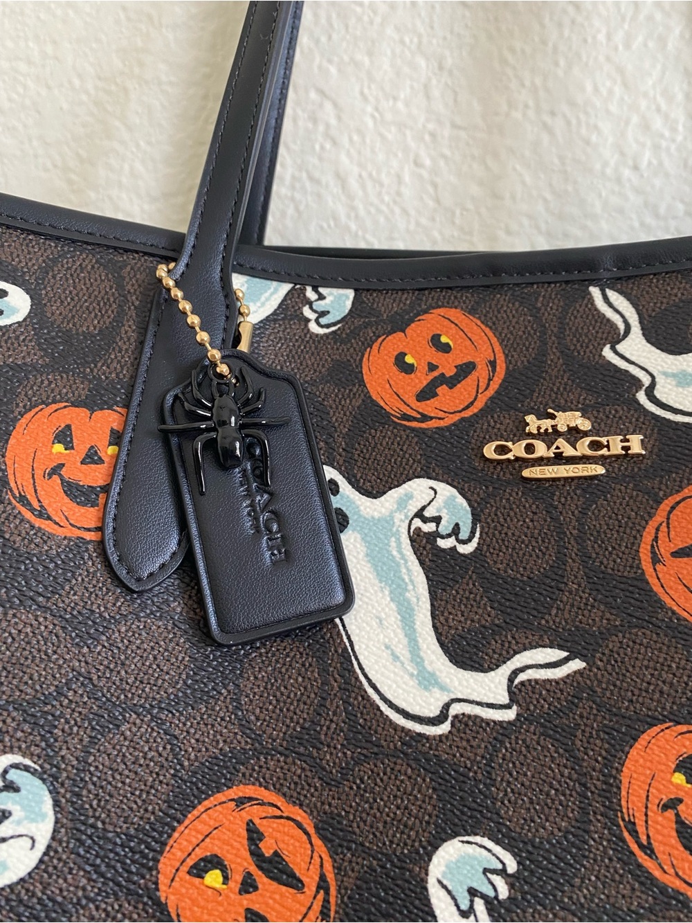Coach City Tote Halloween Print - Picture 3 of 6